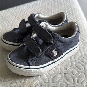 Polo by Ralph Lauren Blue Sneakers with Velcro Straps